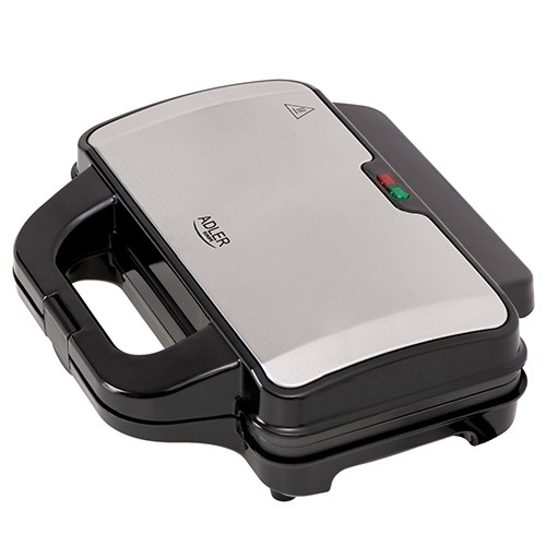 Adler AD 3043 sandwich maker 1300W crni izgled uređaja