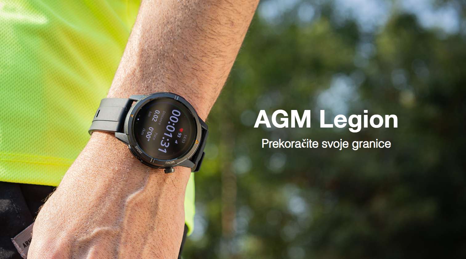 AGM Legion sportski sat s AMOLED zaslonom