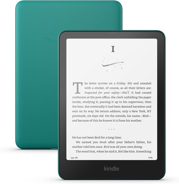 Amazon Kindle 7 12th generation e-book reader Jade prednja strana