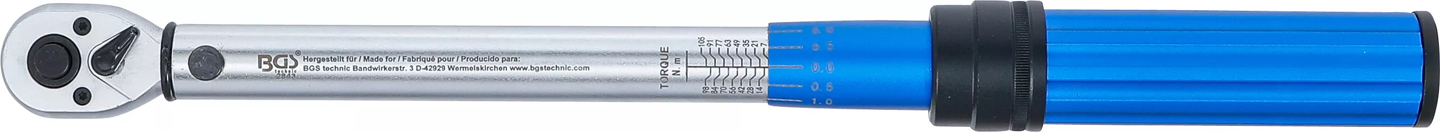 Detalj laserske skale BGS Torque Wrench 2843