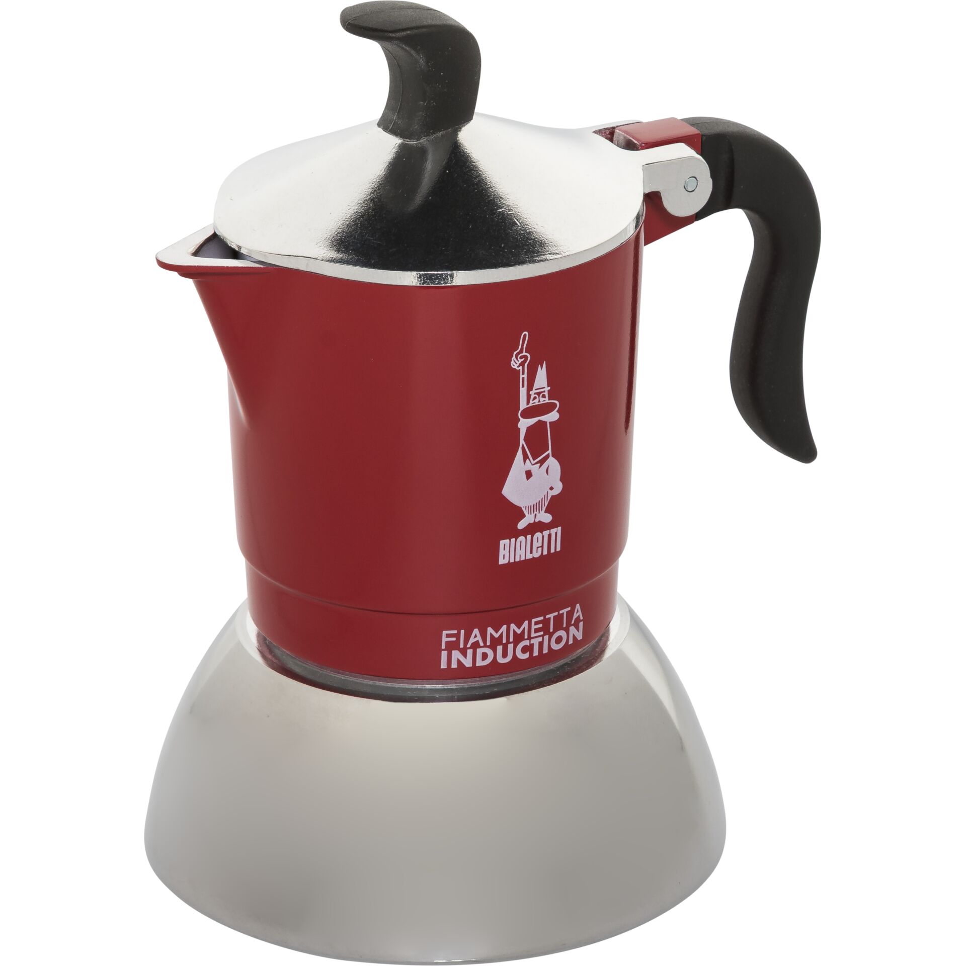 Bialetti FIAMMETTA 2TZ red Induction moka za indukciju u crvenoj boji