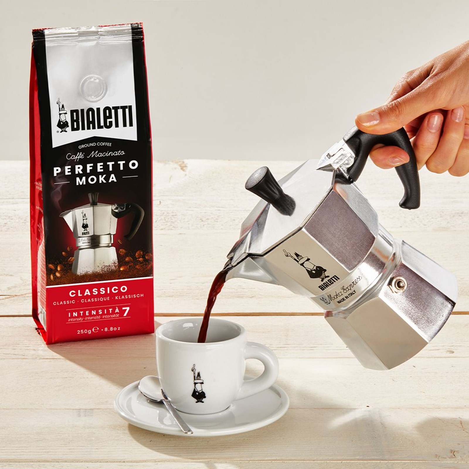 Bialetti Perfetto Moka Classic mljevena kava za tradicionalnu moka pripremu