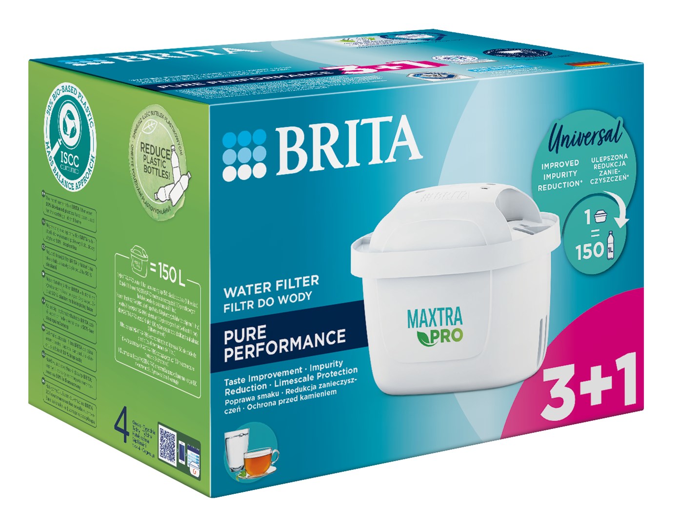 BRITA MAXTRA Pro Pure Performance filter 3+1