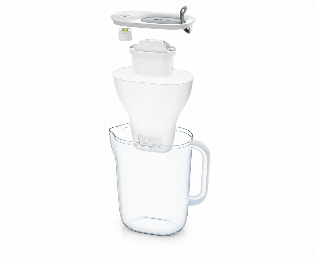 Rastavljeni prikaz Brita Style vrča za vodu s MAXTRA+ filtrom i Smart Light indikatorom