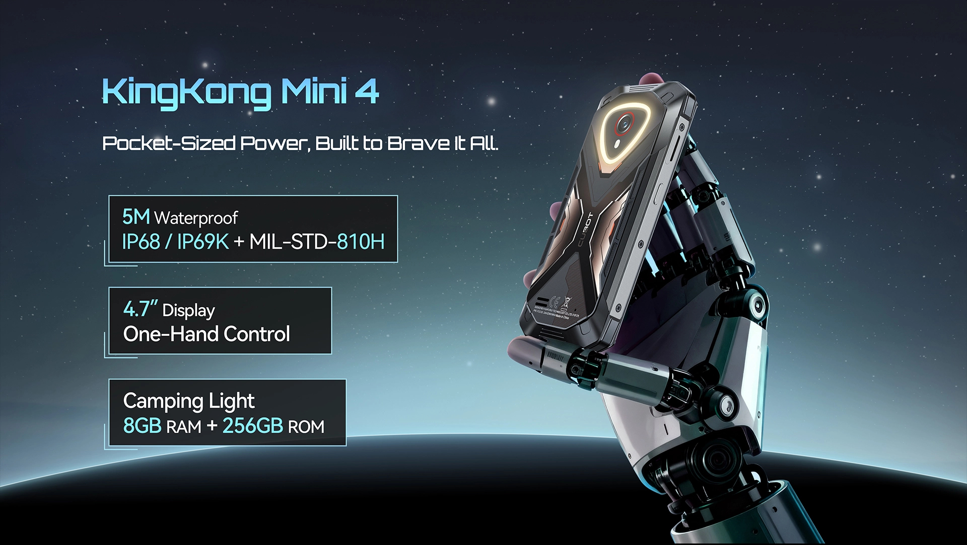 Cubot KingKong Mini 4 kompaktni rugged mobitel