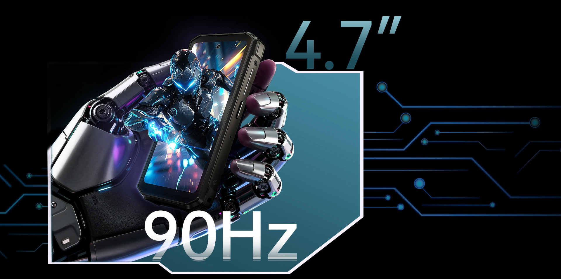 Cubot KingKong Mini 4 zaslon od 4,7 inča s 90 Hz osvježavanjem