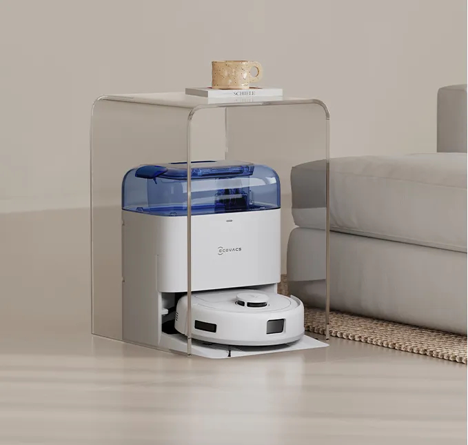 Mini OMNI stanica robotskog usisavača Ecovacs Deebot MINI Blue White