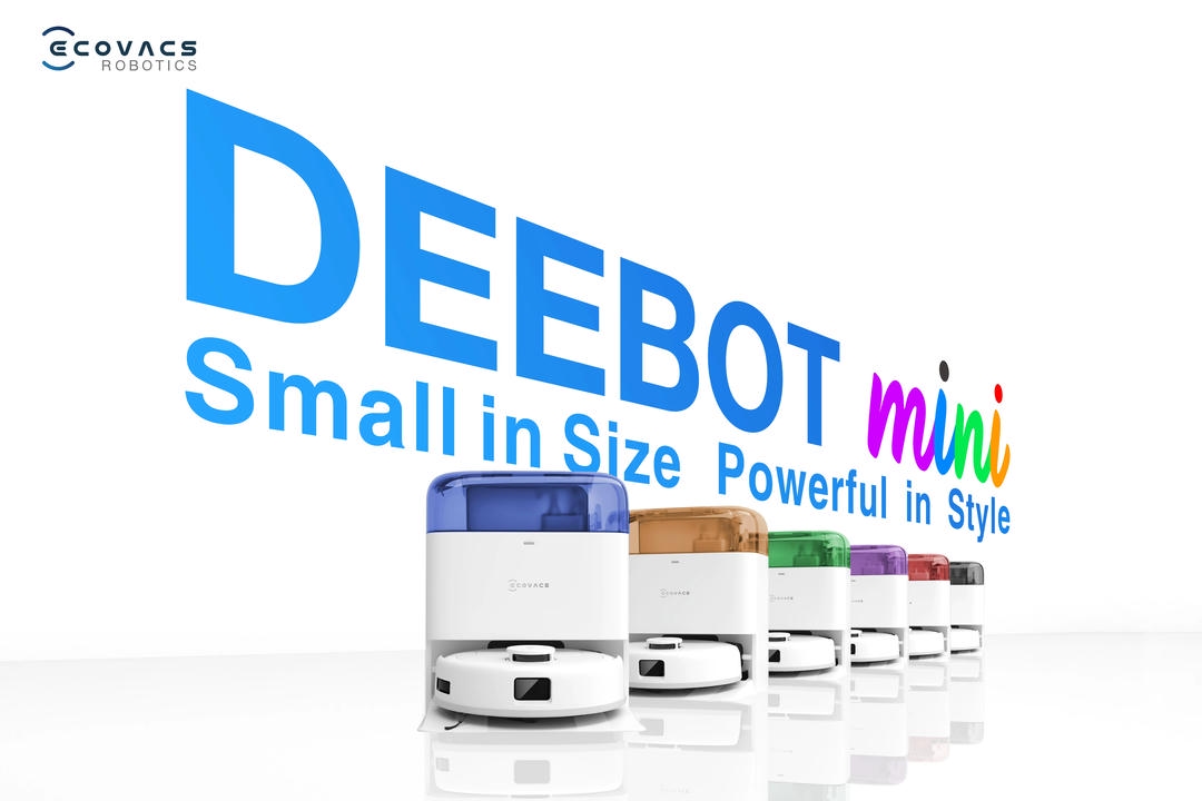 Ecovacs Deebot MINI Blue White robotski usisavač s Mini OMNI stanicom