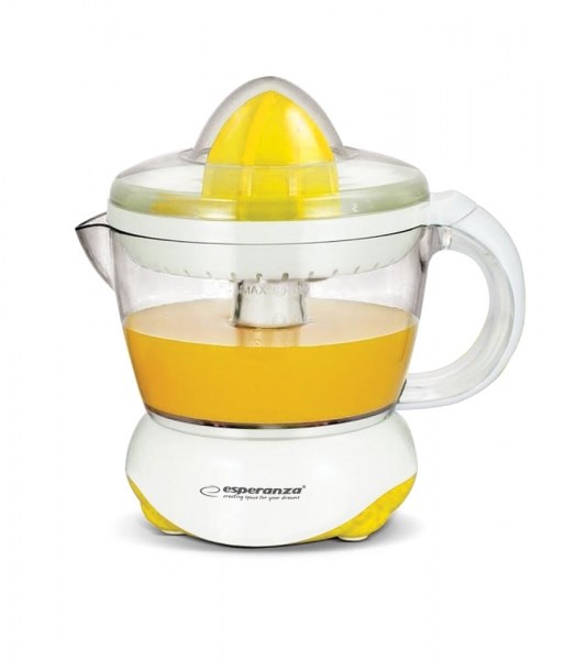 Esperanza EKJ001Y electric citrus press preša za citruse u bijelo-žutoj izvedbi