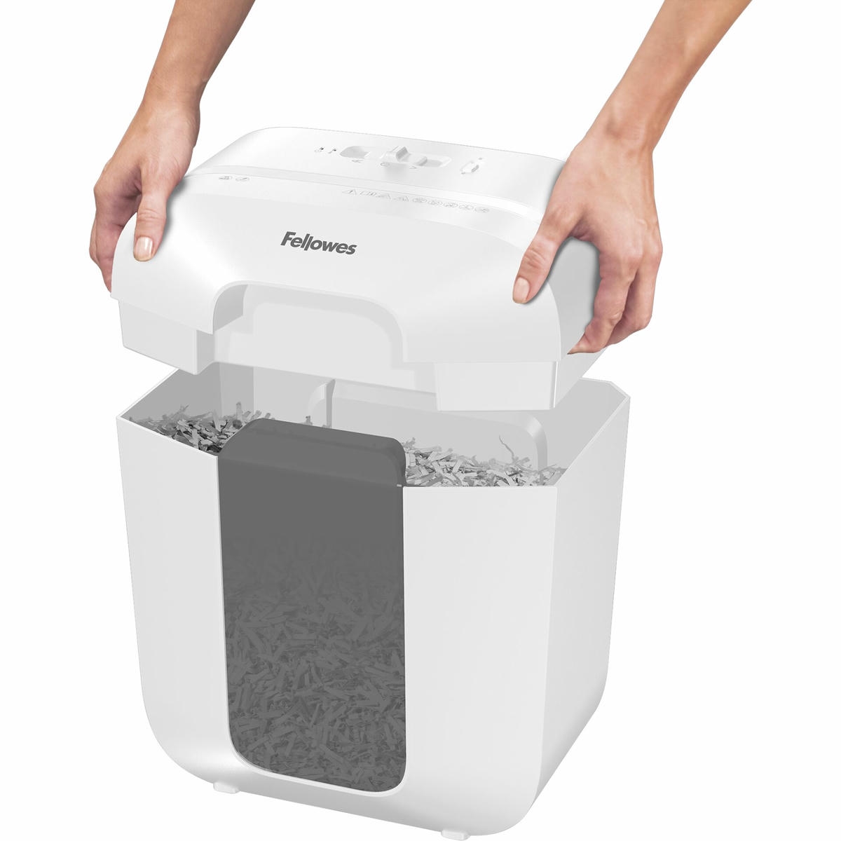 Detalj rezanja dokumenta Fellowes Powershred LX 25 White