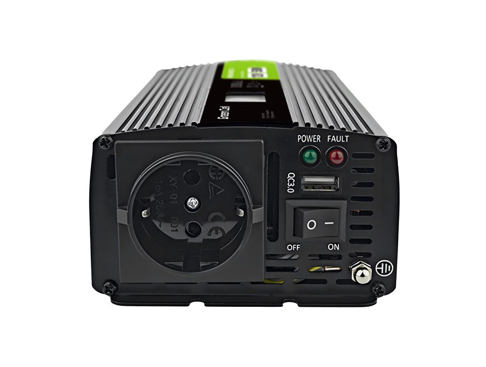 Priključci Green Cell invertera 500W uključujući utičnicu i USB port