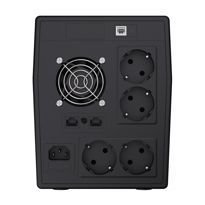 Green Cell UPS05 – zadnja strana i priključci