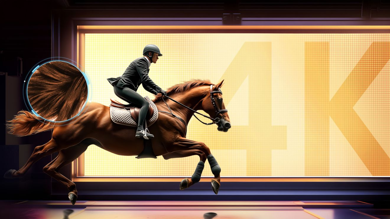 4K AI Upscaler tehnologija na HISENSE 65E77Q QLED televizoru