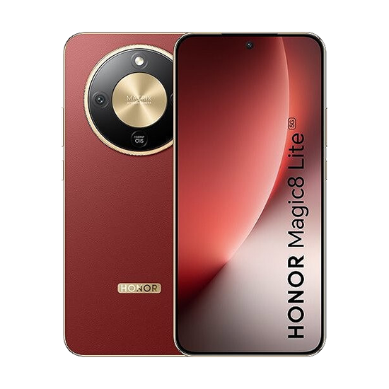 Prednja strana Honor Magic8 Lite 5G Dual Sim 8GB 512GB Reddish Brown