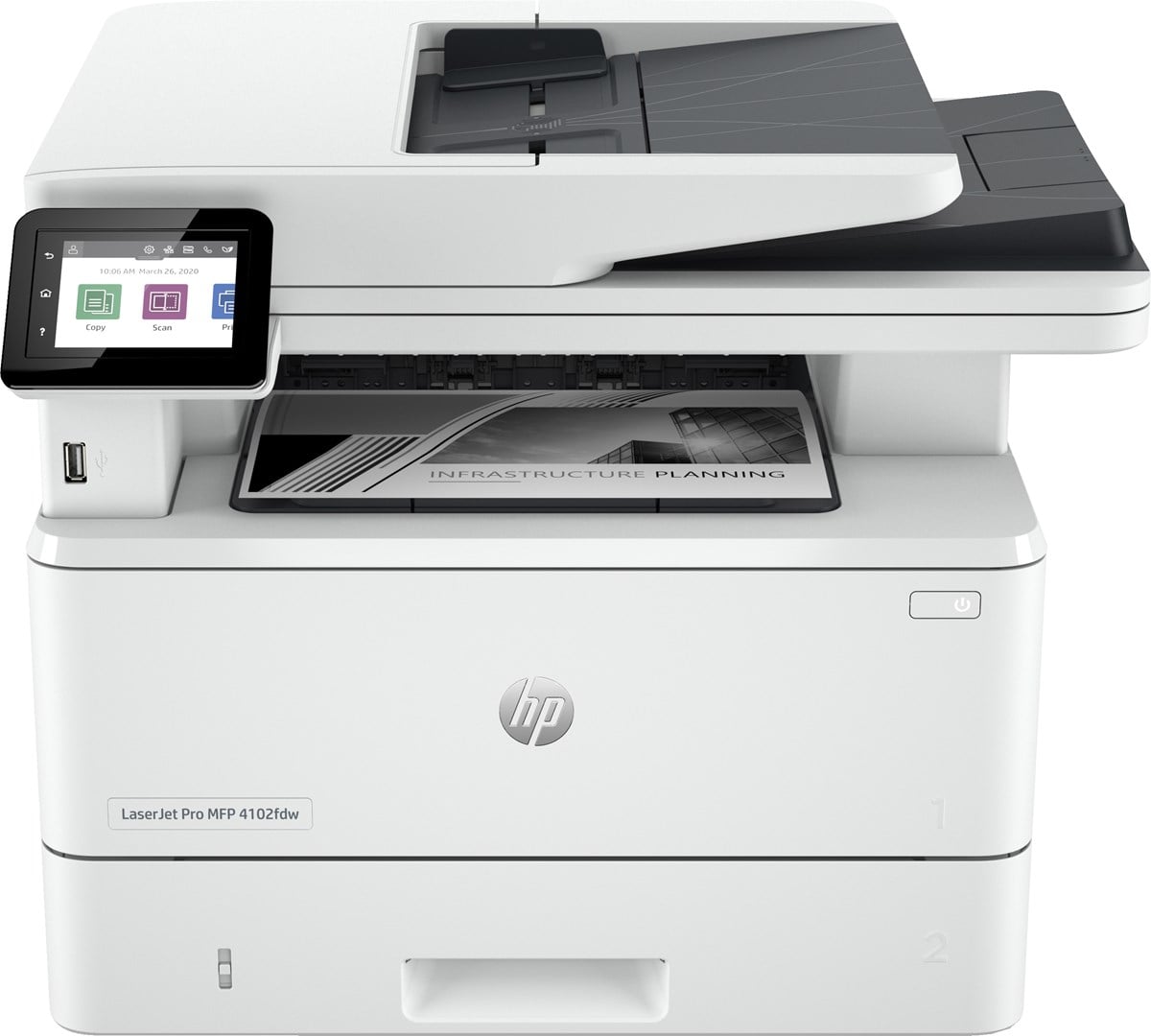 HP LaserJet Pro MFP 4102fdw laserski pisač uredski model