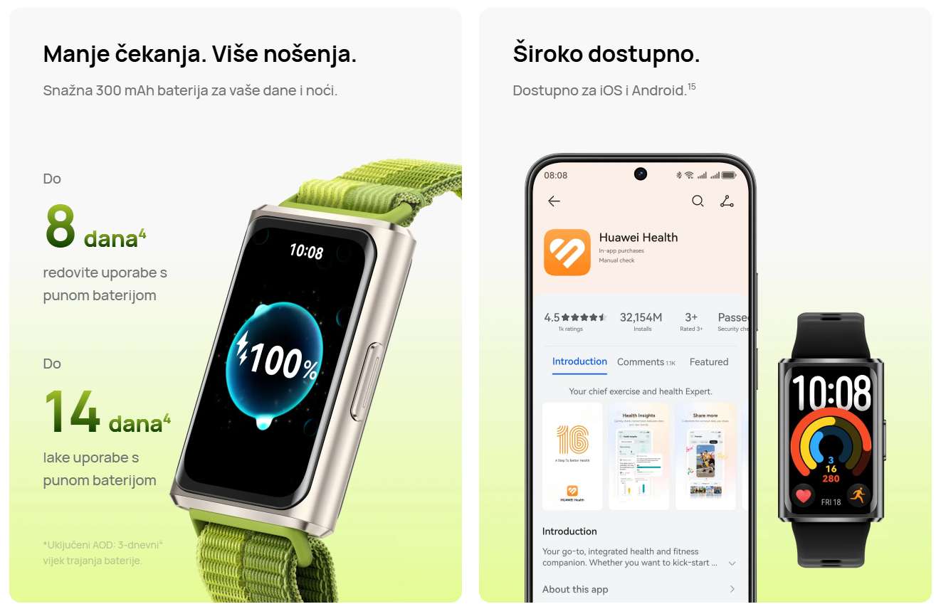 Huawei Band 11 Pro trajanje baterije
