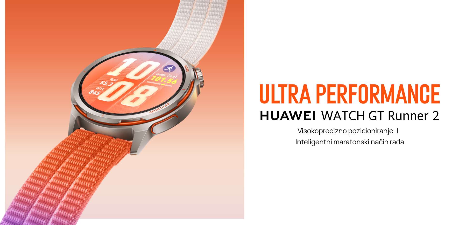 Huawei GT Runner 2 pametni sat ultra performance dizajn