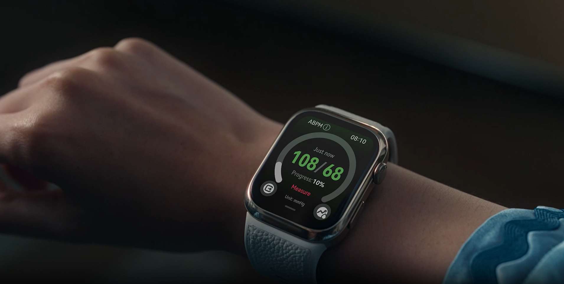 Huawei Watch D2 detalj remena s integriranom manžetom