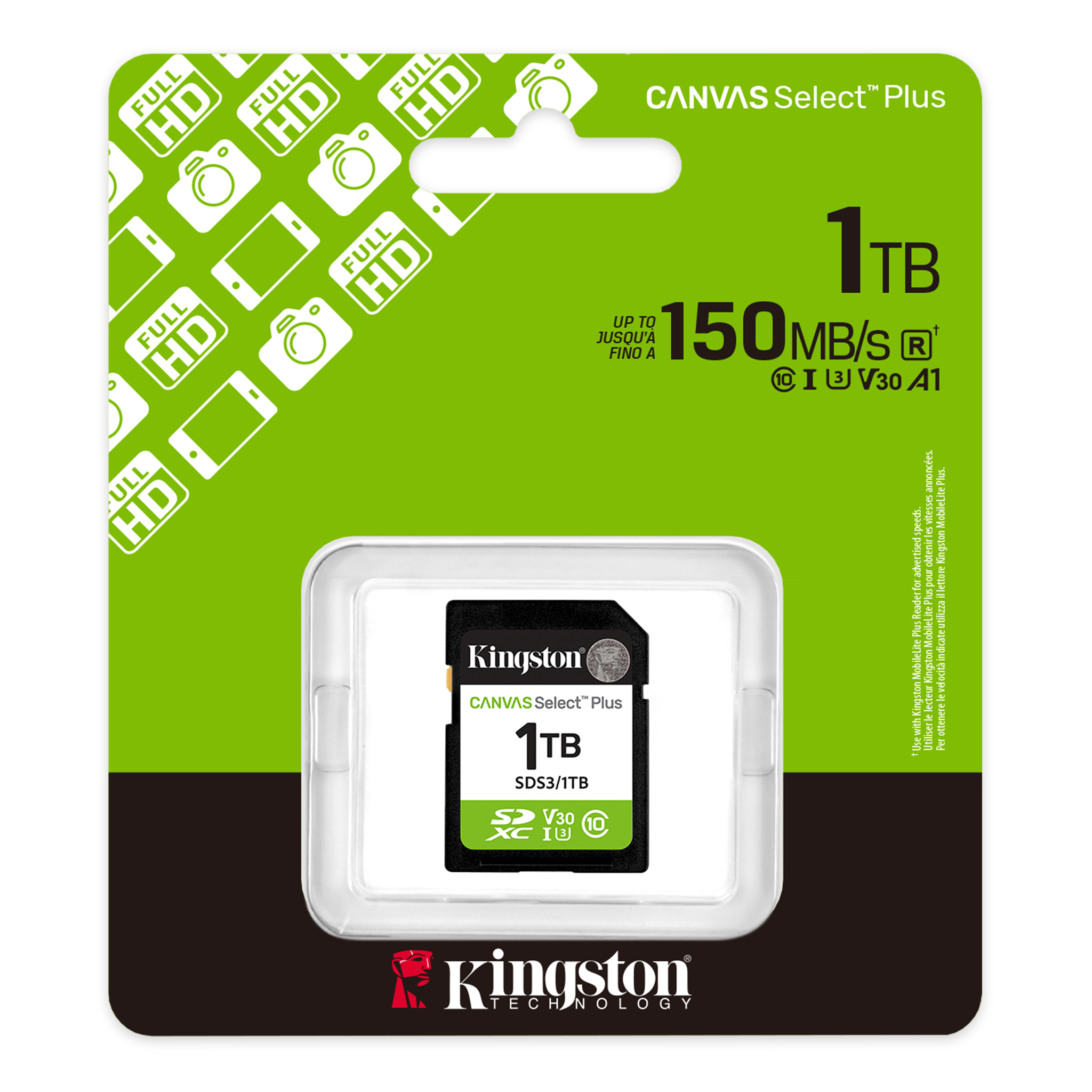 Kingston Canvas Select Plus SD 1TB memorijska kartica