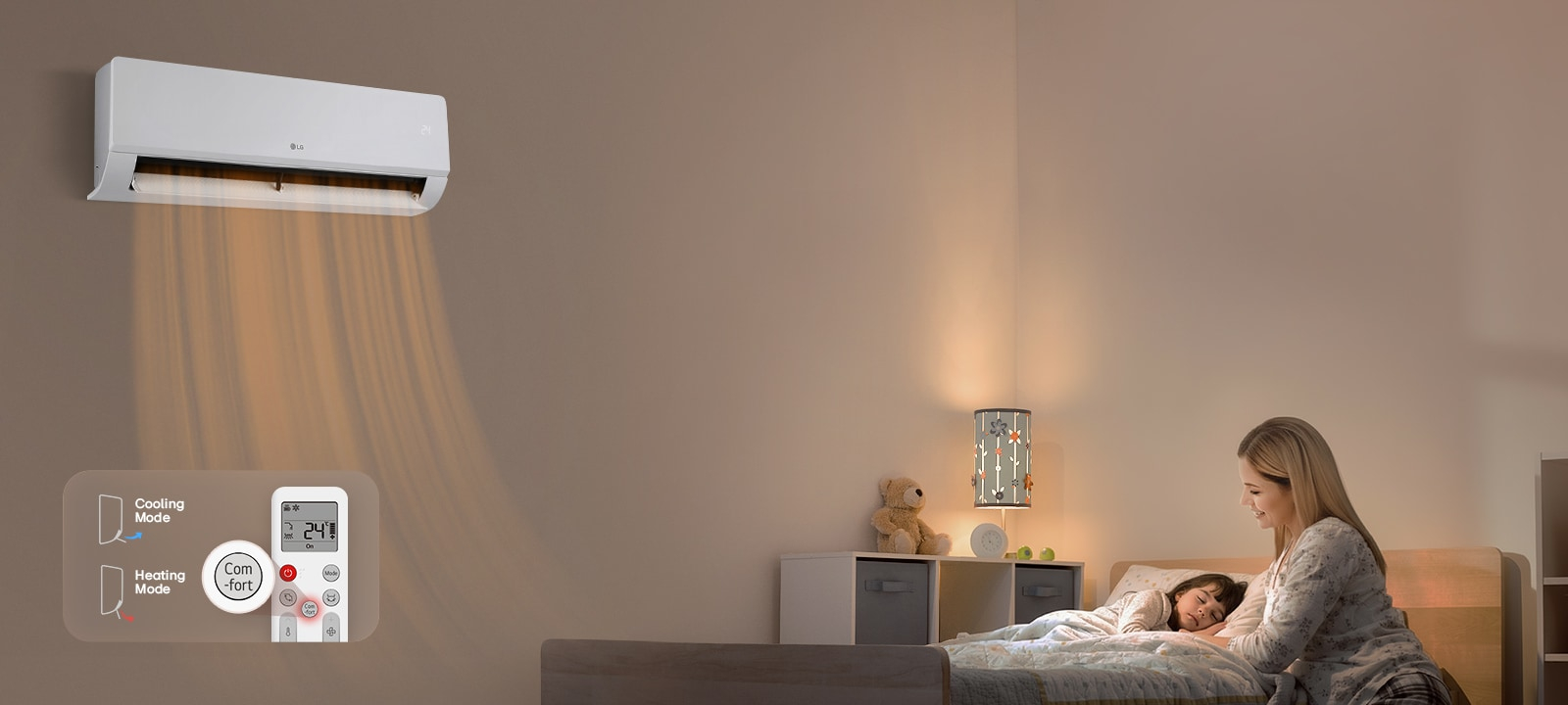 Comfort Air funkcija na LG EZ12CSN klima uređaju
