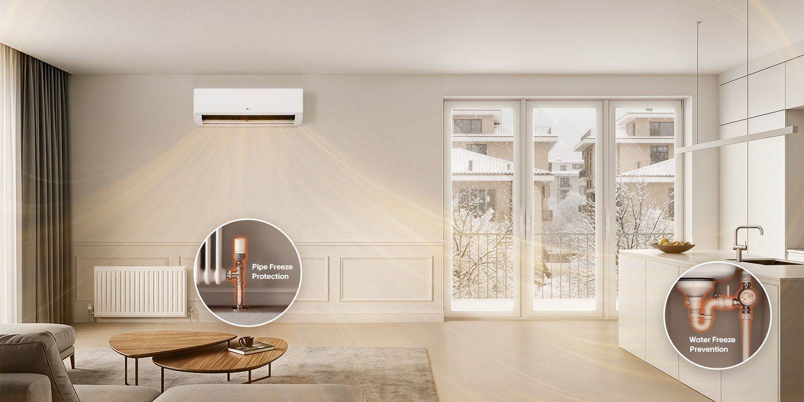 LG EZ12CSN inverter klima za grijanje tijekom zime