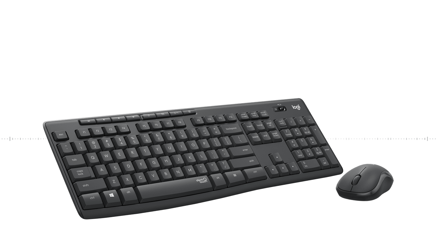 Logitech MK295 Silent Wireless Combo Black bežični set tipkovnice i miša