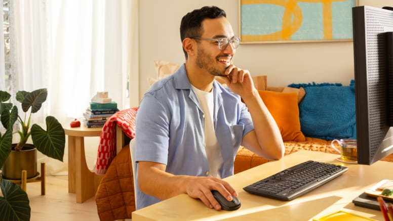 Logitech MK295 SilentTouch tehnologija za tiše tipkanje i klikanje