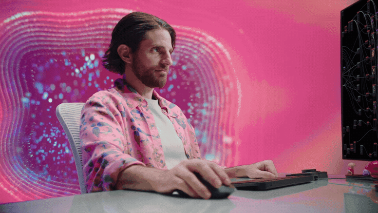 Detalj Haptic Sense Panel na Logitech MX Master 4 mišu