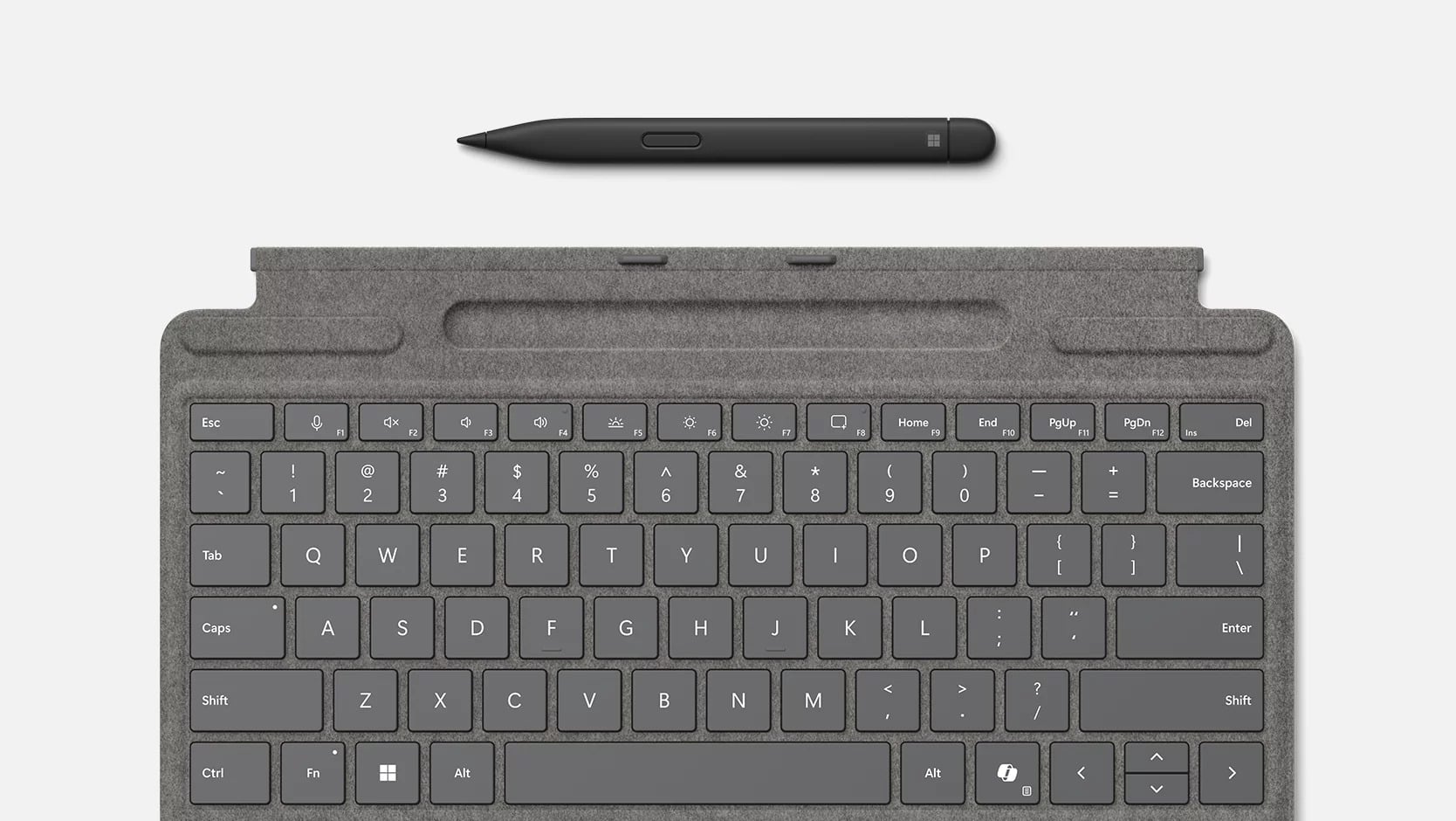 Integrirani utor za Surface Slim Pen 2 na Microsoft Surface Pro tipkovnici – punjenje i spremanje