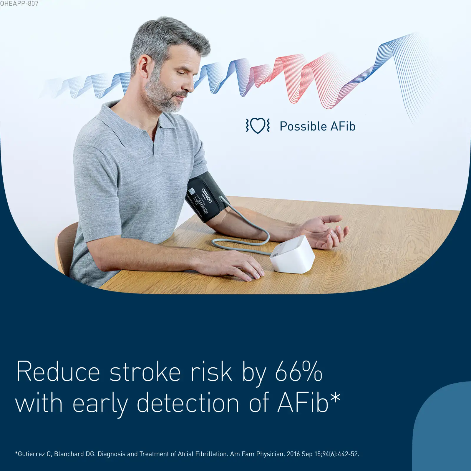 AFib detekcija na Omron M3 Comfort AFib tlakomjeru