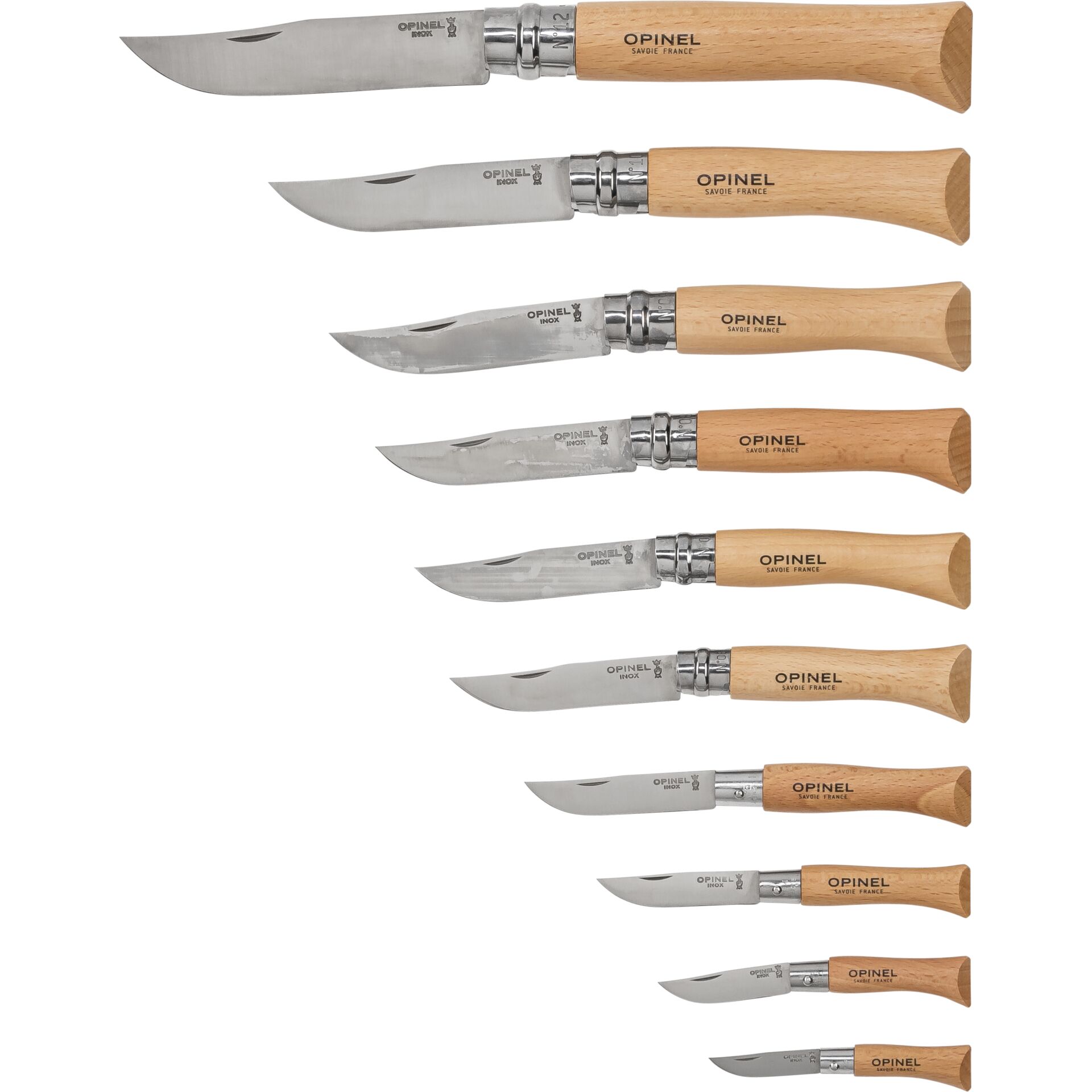 Opinel Traditional Series džepni noževi u drvenoj kutiji