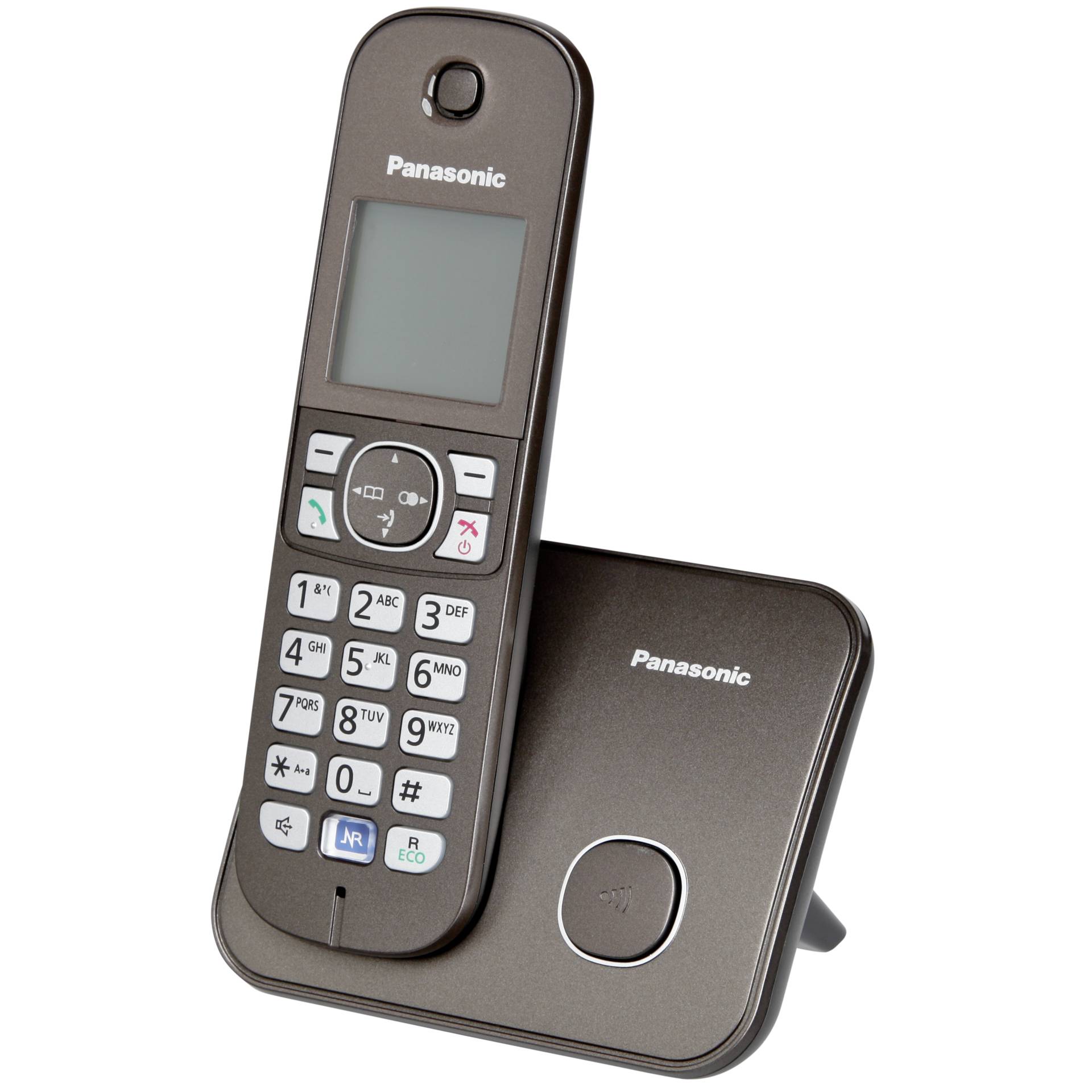 Panasonic KX-TG6811GA mocca-brown bežični telefon s velikim LCD zaslonom