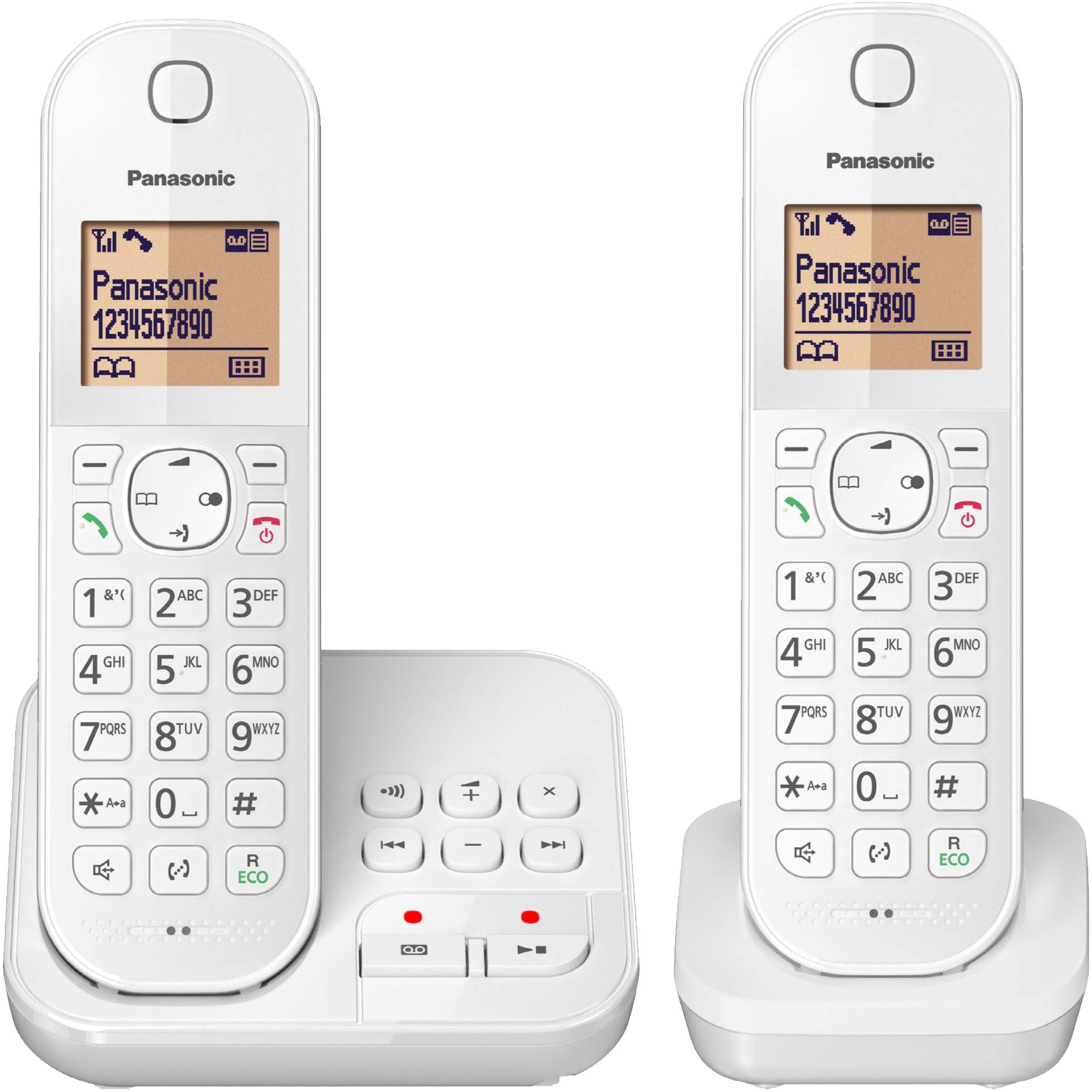 Panasonic KX-TGC422GW white bežični fiksni telefon s dvije slušalice