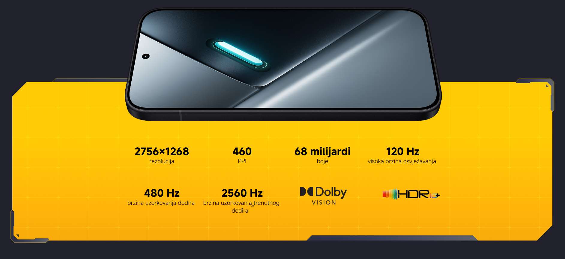 Xiaomi Poco X8 Pro AMOLED zaslon visoke svjetline