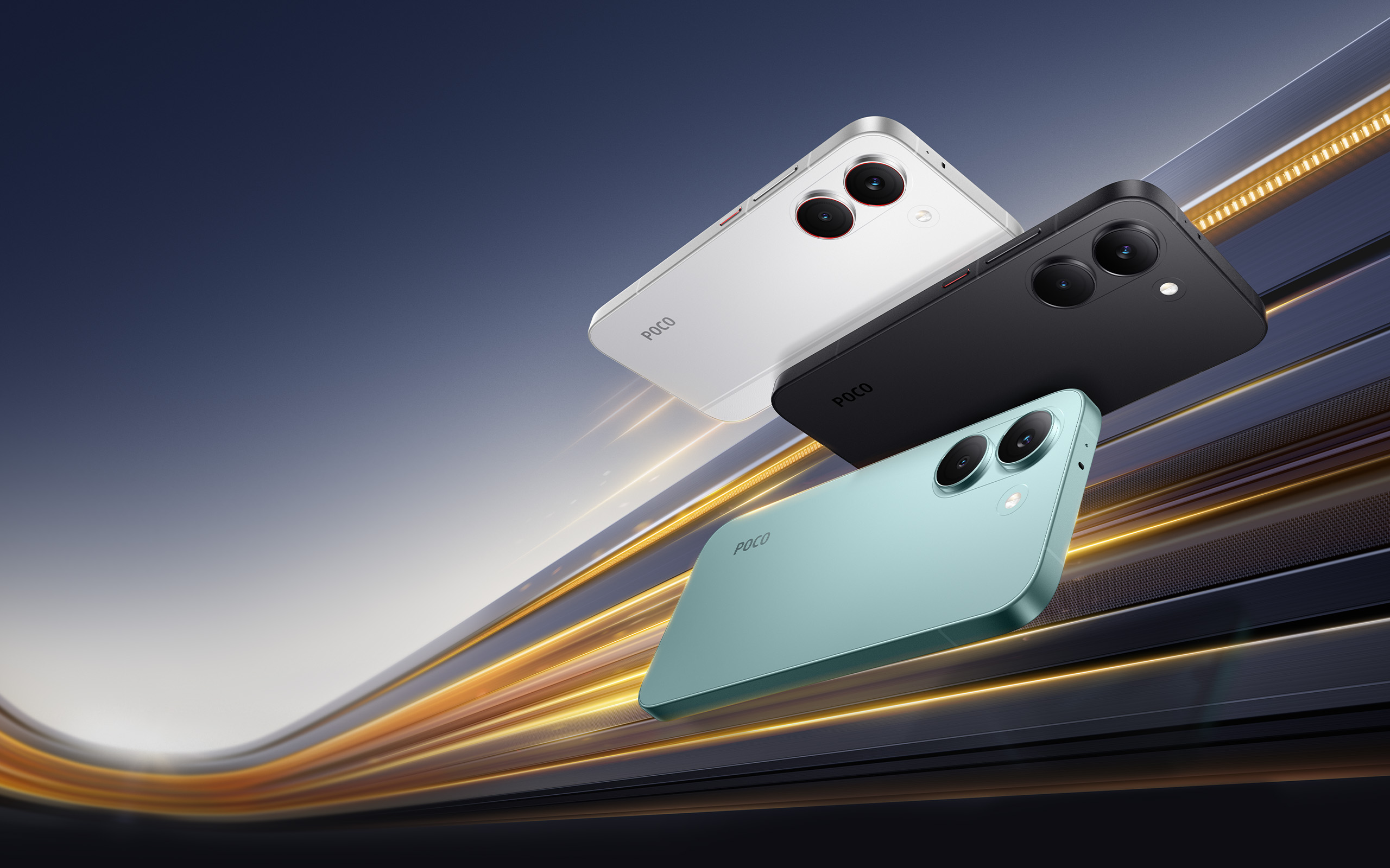 Xiaomi Poco X8 Pro pametni telefon prednja i stražnja strana