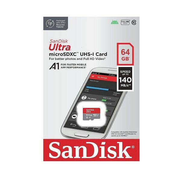 SanDisk Ultra microSDXC UHS-I 64 GB memorijska kartica