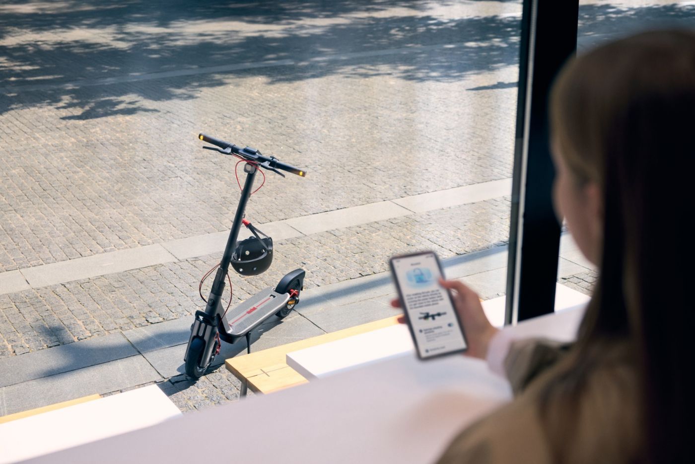 Segway AirLock povezivanje putem aplikacije na romobilu F3 Pro E