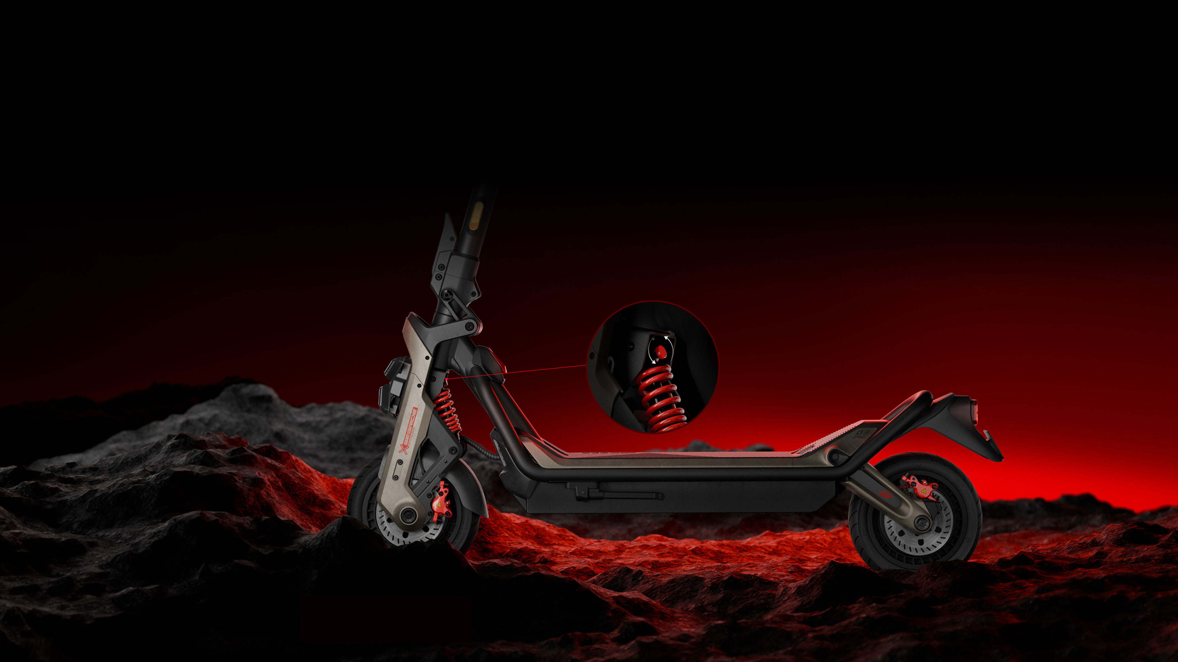 Segway GT3 Pro E hidraulički ovjes
