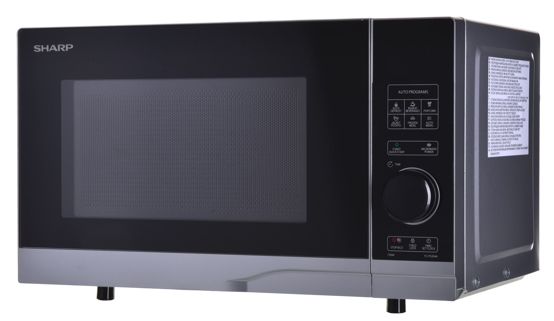 SHARP YC-PS204AE-S mikrovalna pećnica srebrne boje