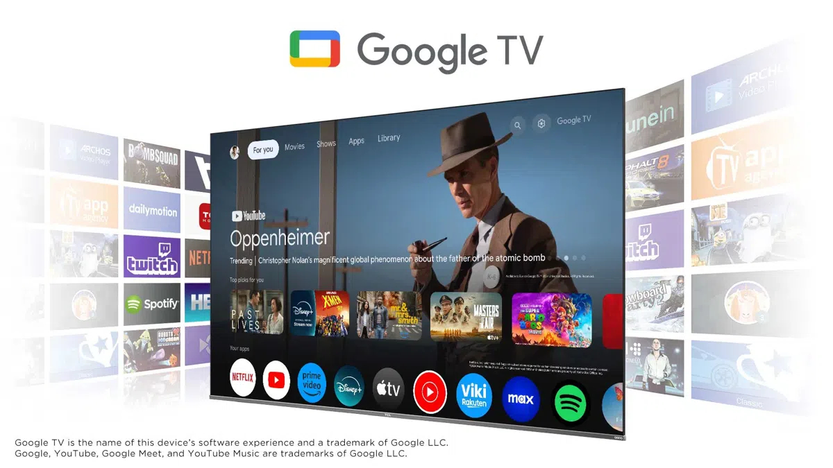 Google TV sučelje na TCL 43V6B televizoru