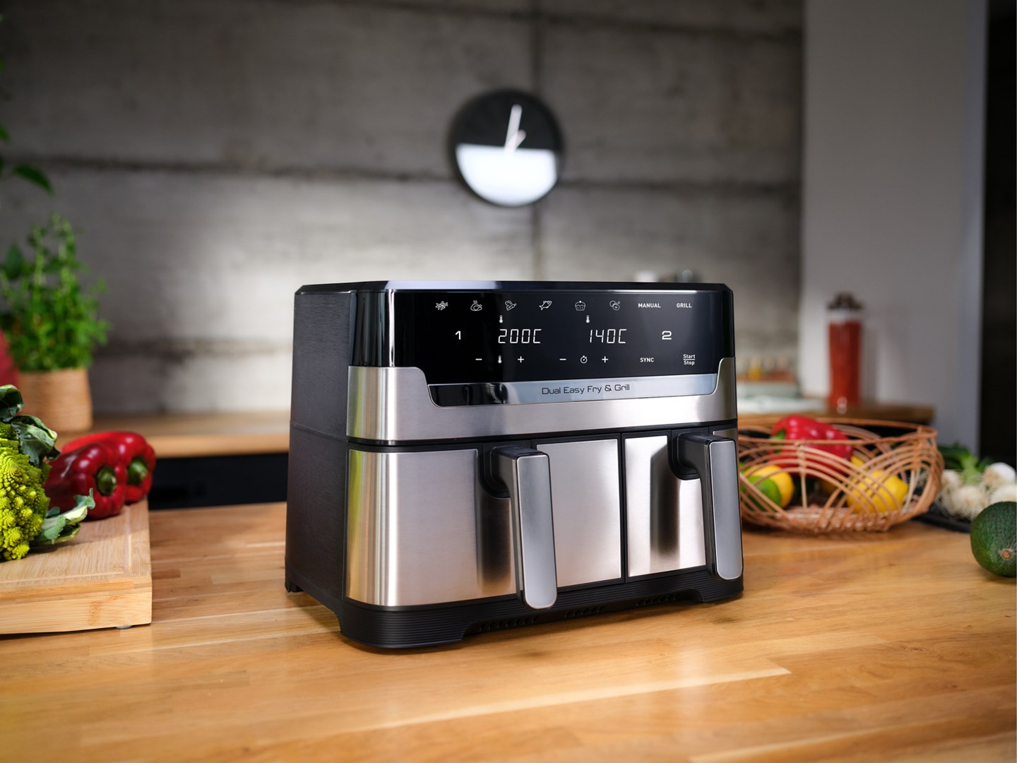 Tefal Dual Easy Fry & Grill EY905D air fryer