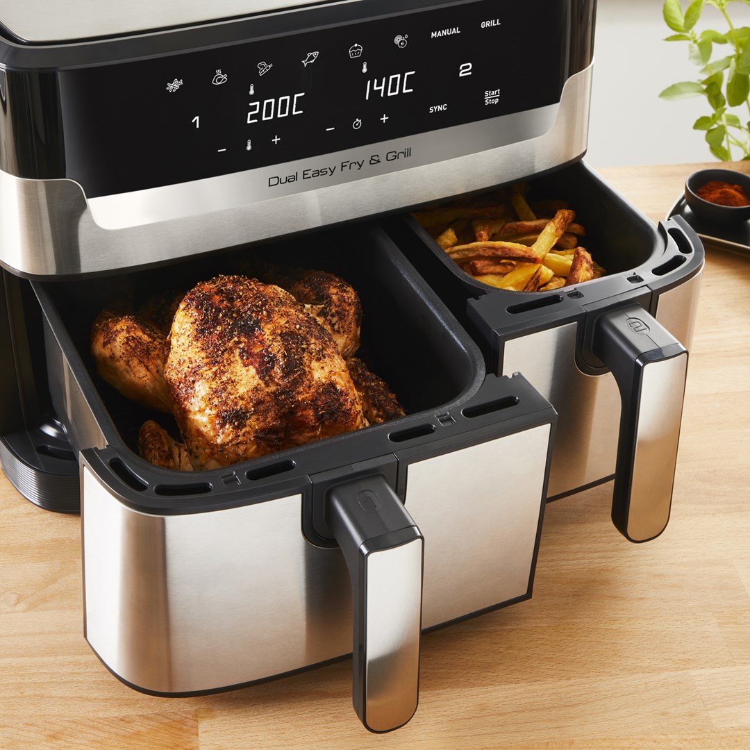 Dvostruke ladice Tefal air fryera