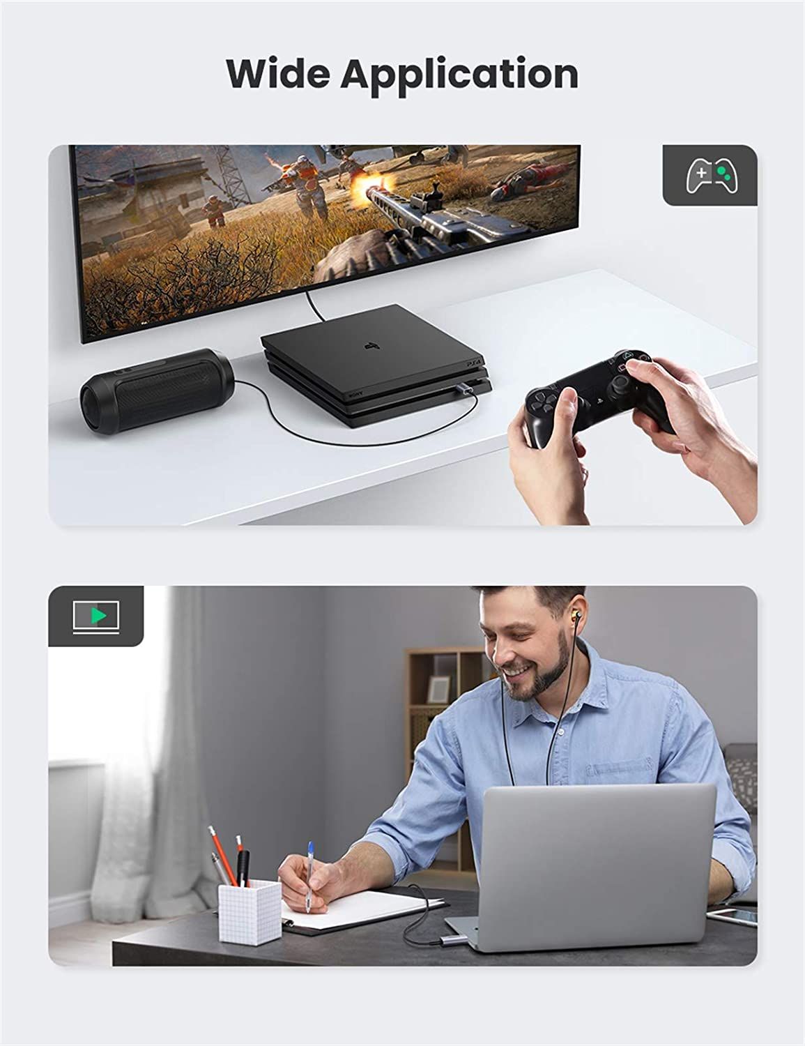 UGREEN USB audio adapter kompaktan i lagan dizajn