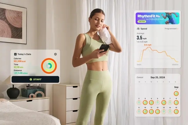 UREVO Spacewalk 5L korištenje aplikacije i praćenje treninga