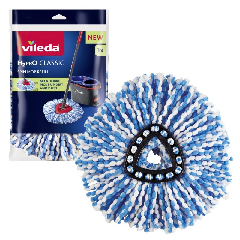 Refill for Vileda H2prO spin mop originalna mikrofiber glava