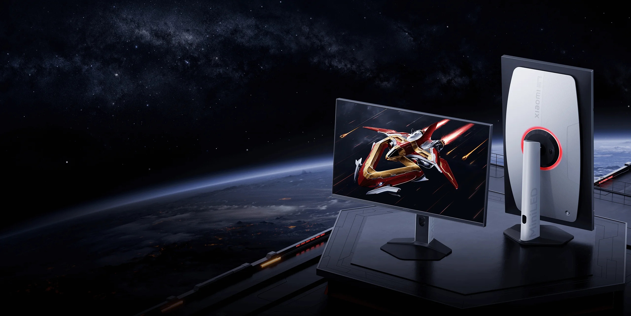 Xiaomi Mini LED Gaming Monitor G Pro 27Qi prednja strana s 27-inčnim QHD zaslonom