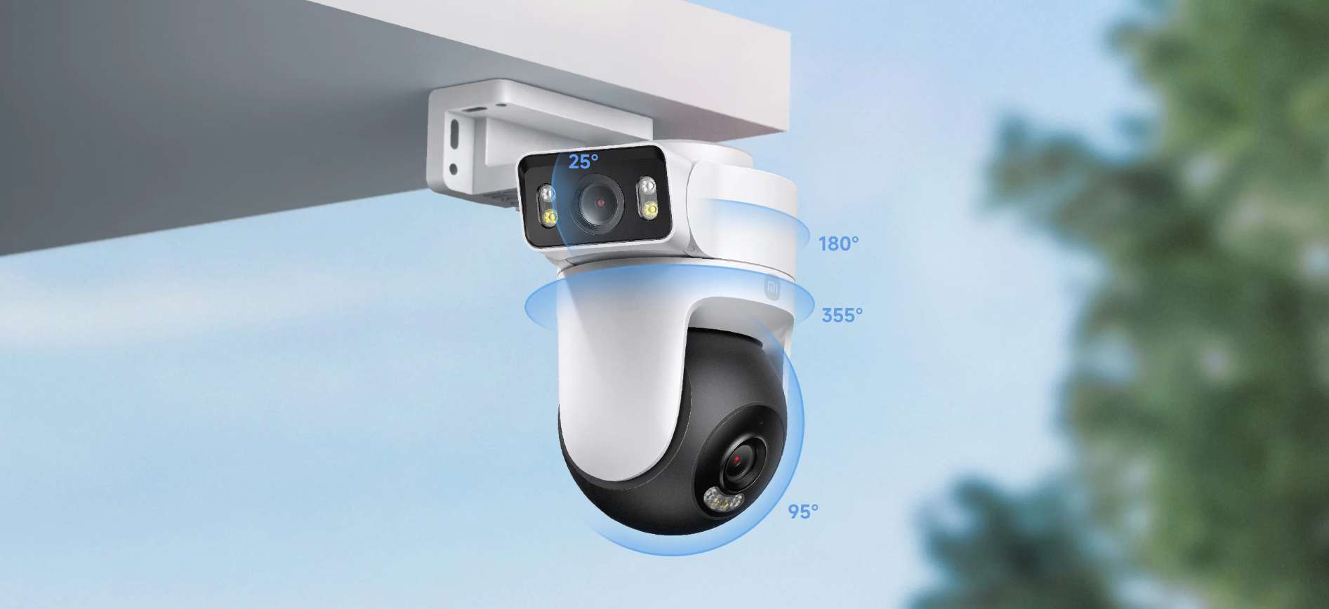 Dvije leće na Xiaomi Outdoor Camera CW500 Dual kameri