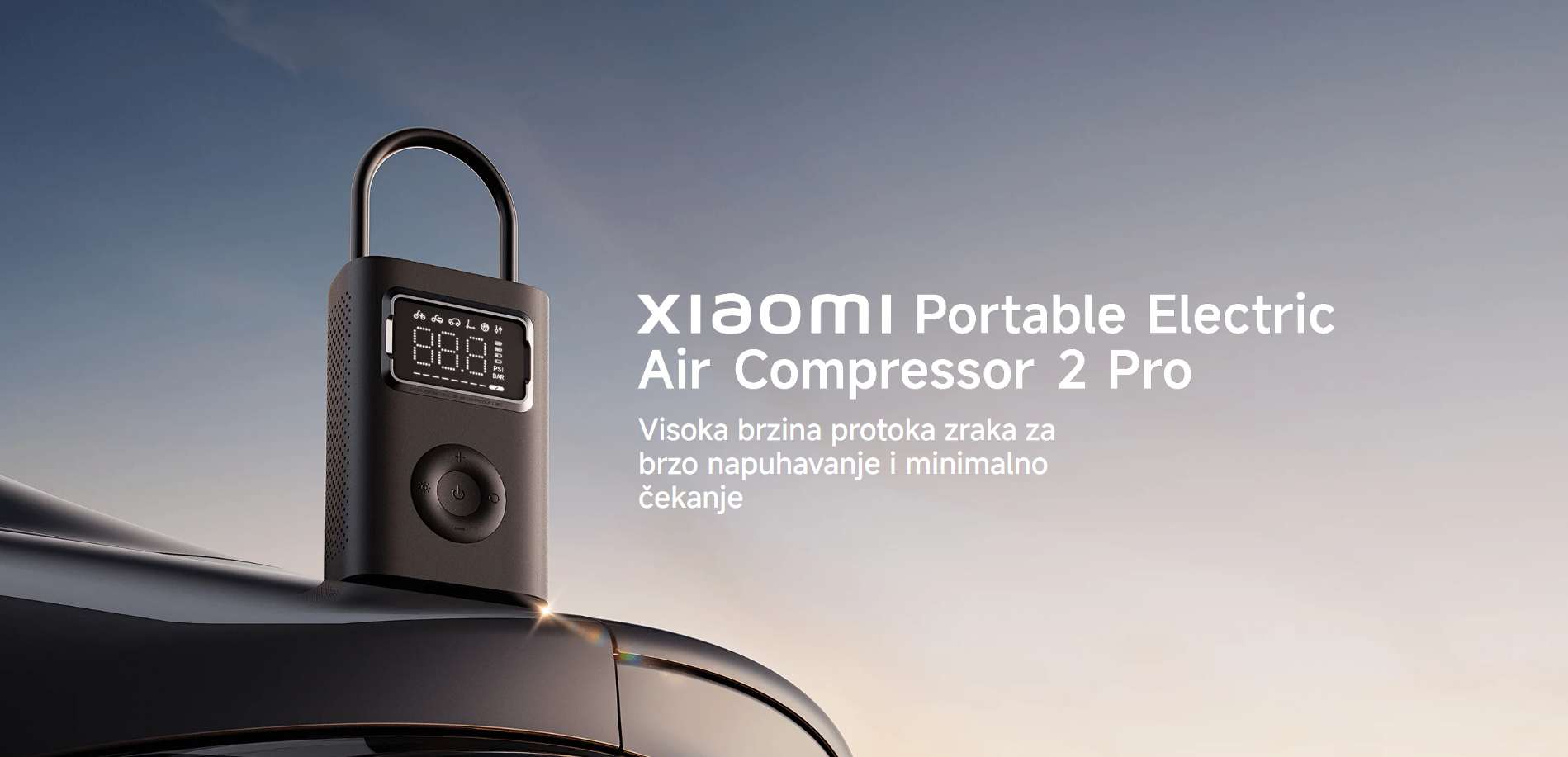 Xiaomi Portable Electric Air Compressor 2 Pro prijenosna pumpa