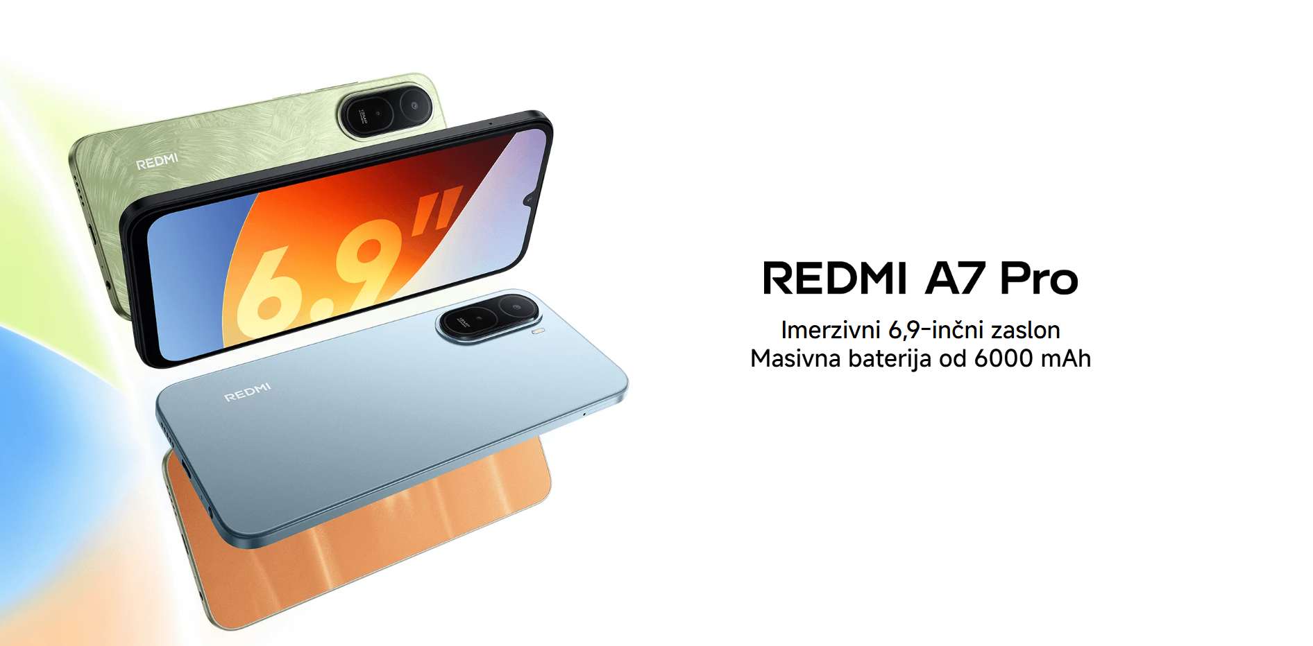 Xiaomi Redmi A7 Pro pametni telefon stražnja strana i dizajn