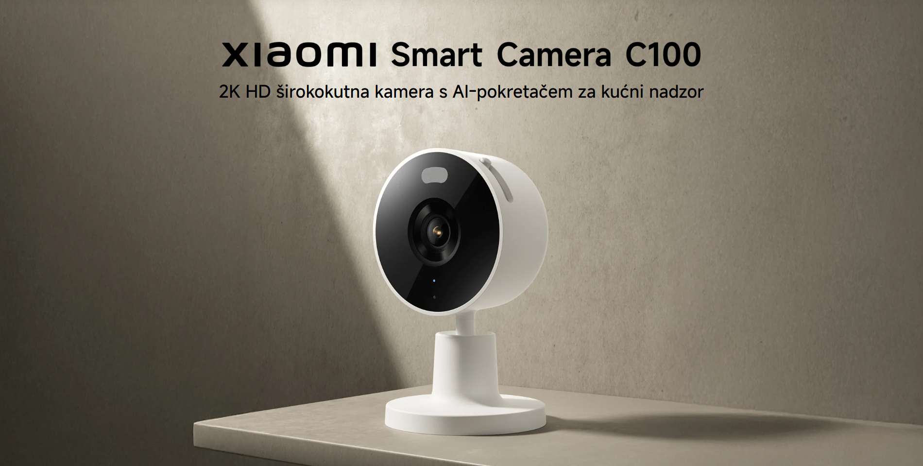 Xiaomi Smart Camera C100 nadzorna kamera za pametni 2K nadzor doma